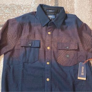 New with tag Roark long sleeve button down shirt men’s size M